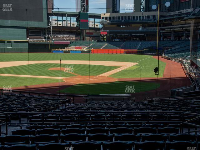 Seating view for Chase Field Section 124