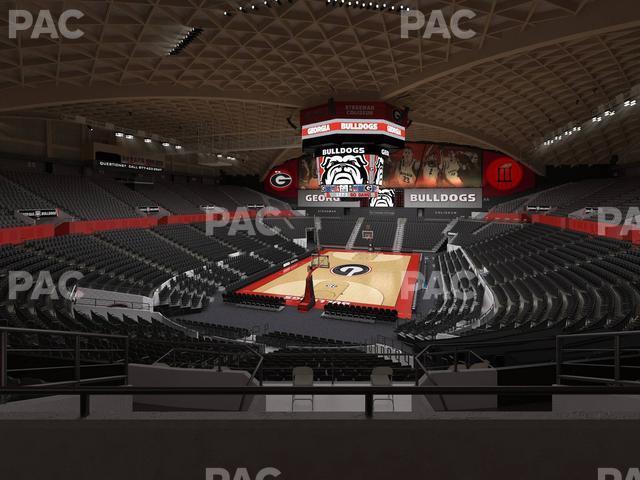 Seating view for Stegeman Coliseum Section Ll