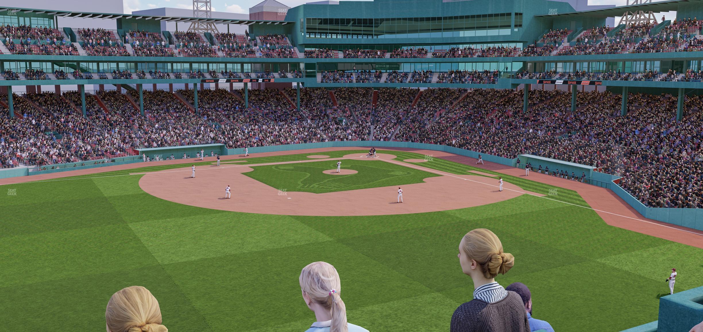 Seating view for Fenway Park Section Green Monster 9