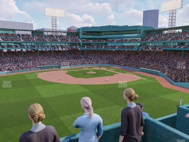 Seating view for Fenway Park Section Green Monster 9