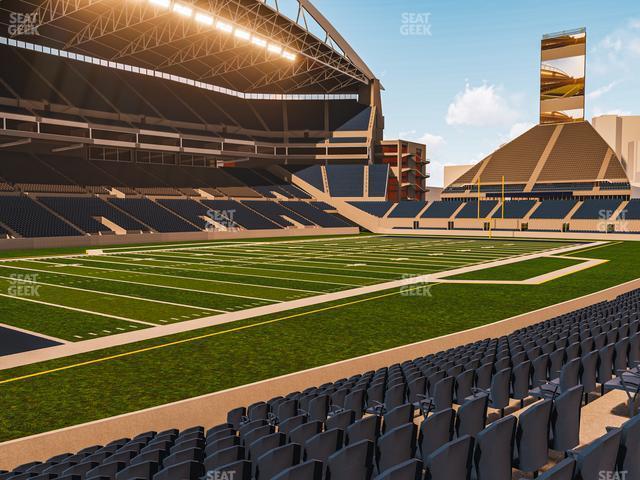 Seating view for Lumen Field Section 114