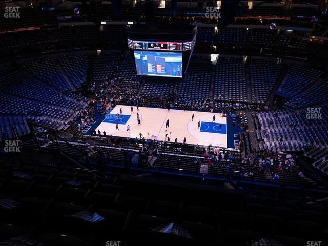 Seating view for American Airlines Center Section 325