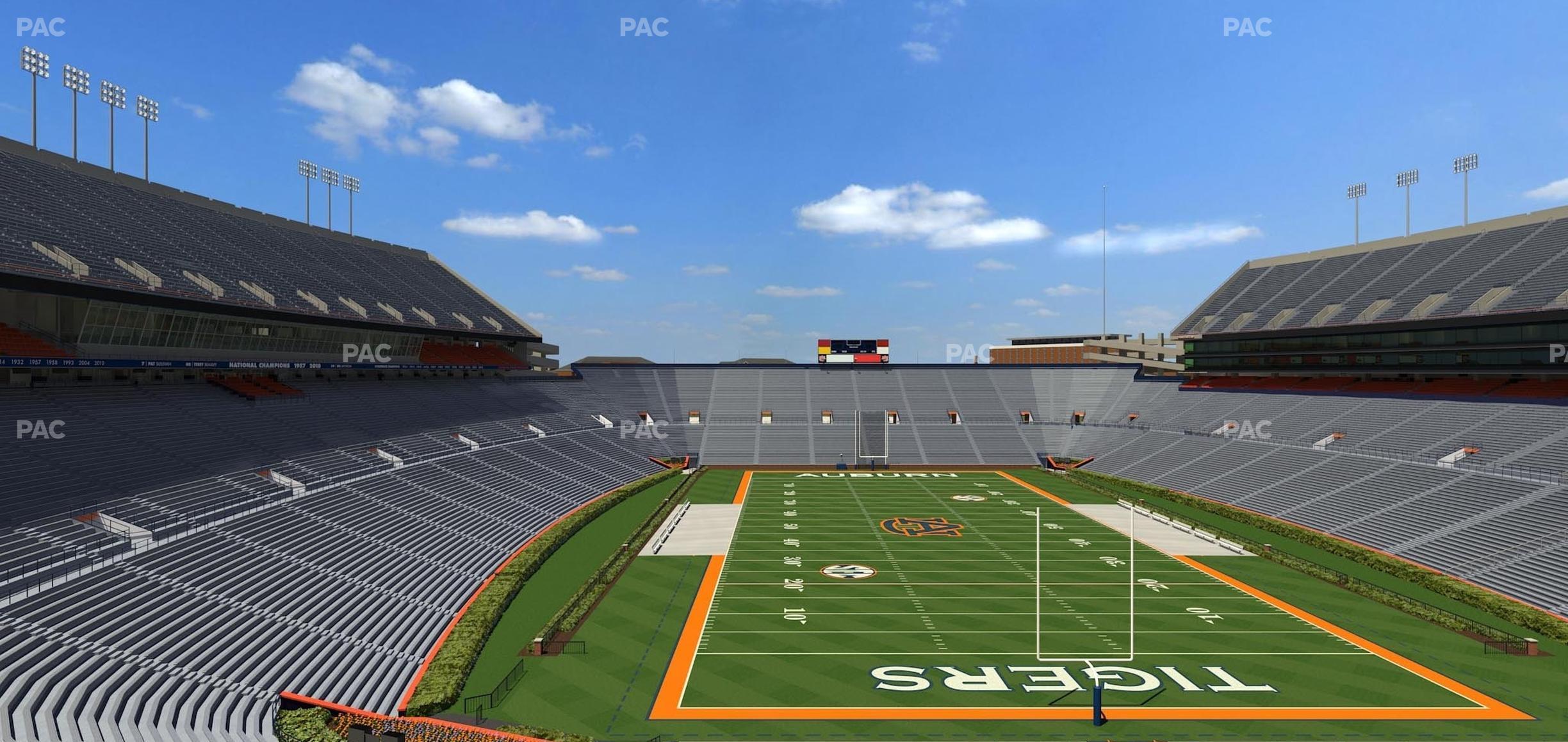 Seating view for Jordan-Hare Stadium Section 16