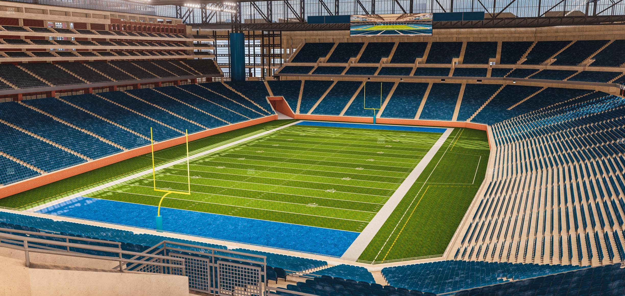 Seating view for Ford Field Section 321