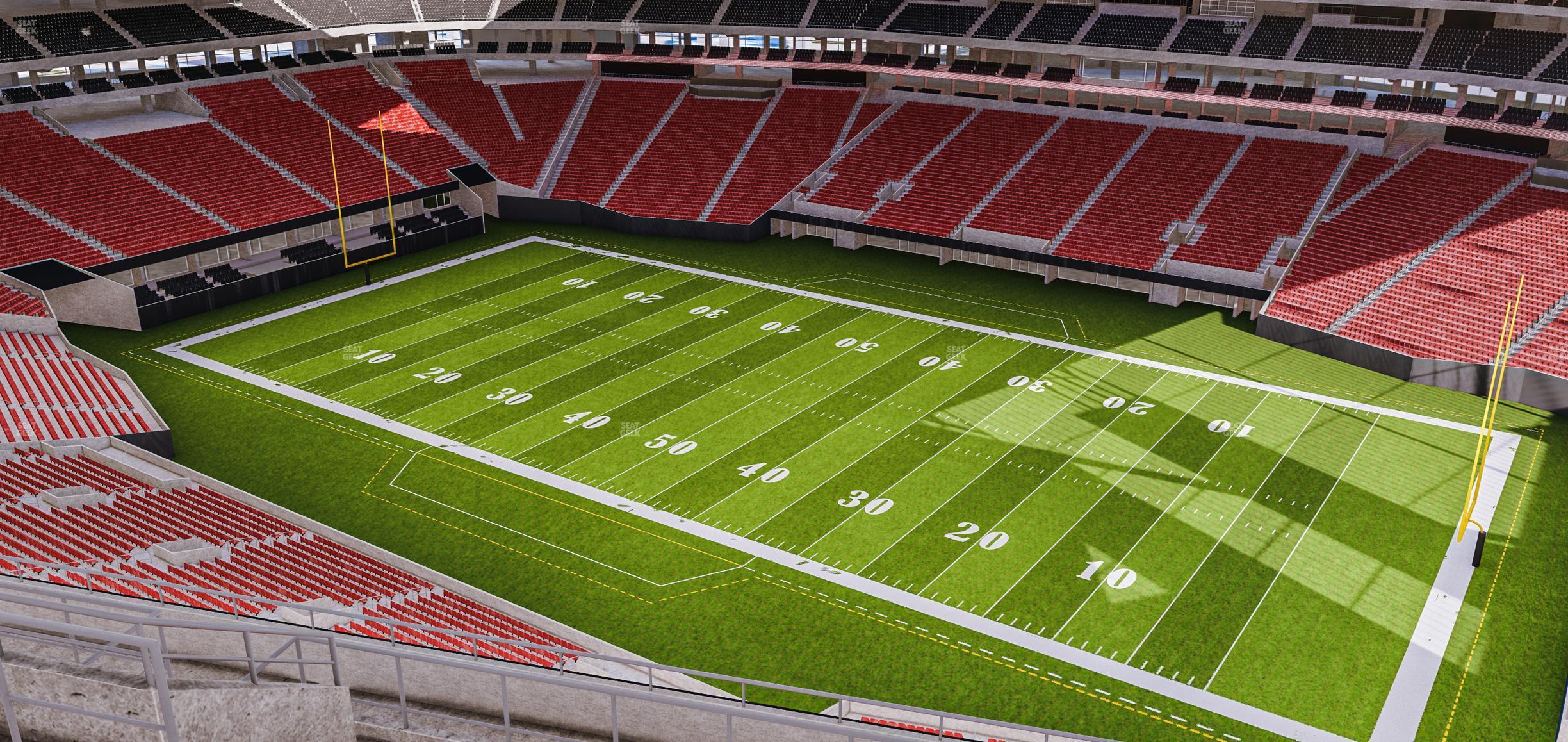 Seating view for Mercedes-Benz Stadium Section 307