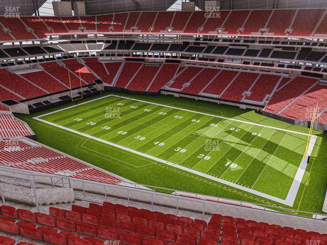 Seating view for Mercedes-Benz Stadium Section 307