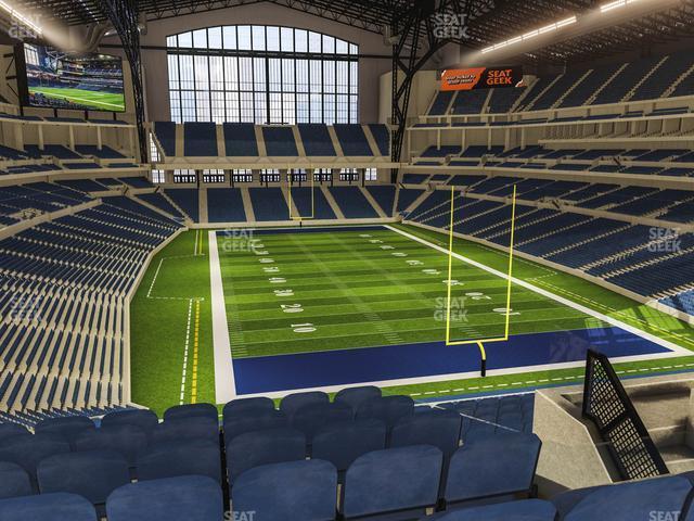 Seating view for Lucas Oil Stadium Section 429