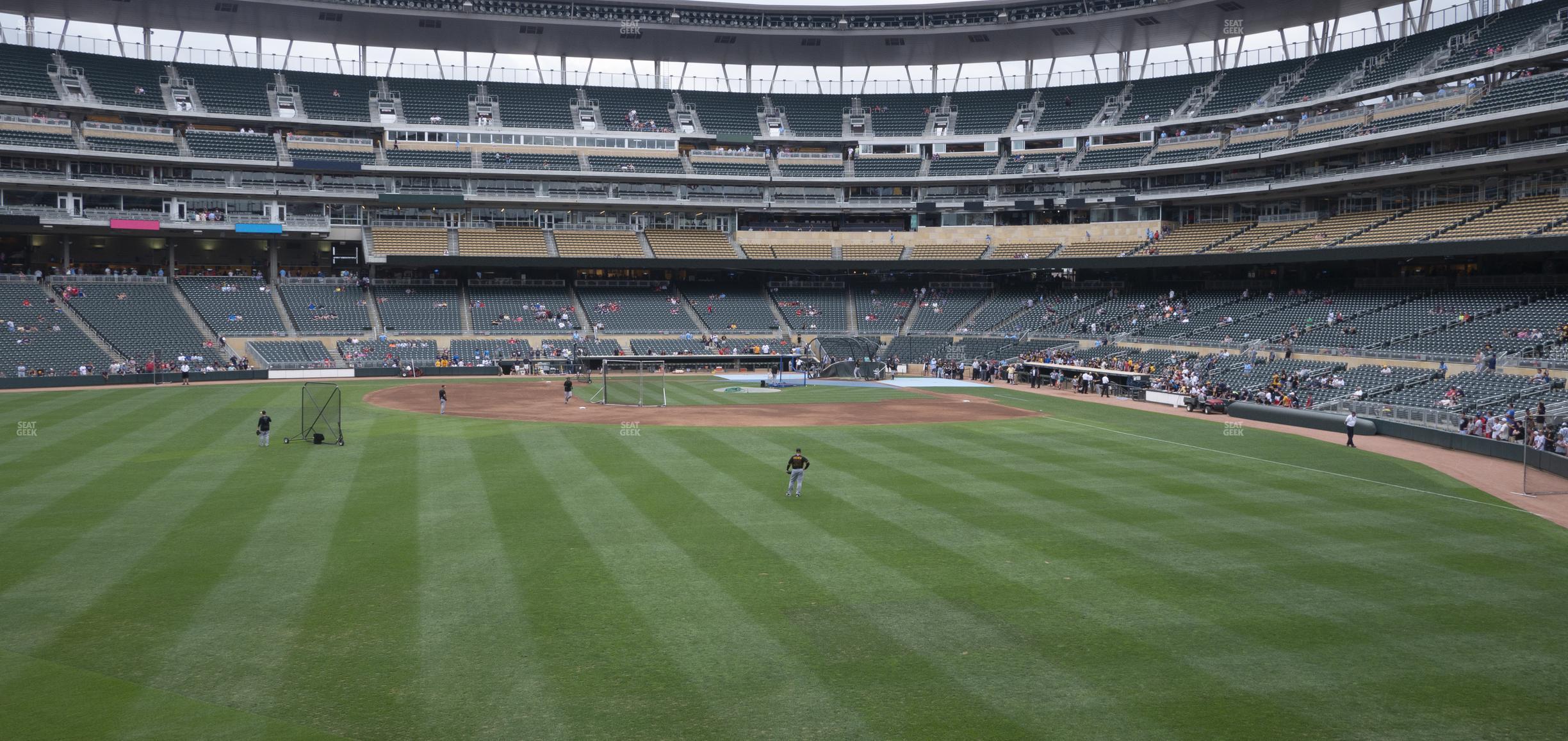 Seating view for Target Field Section 130