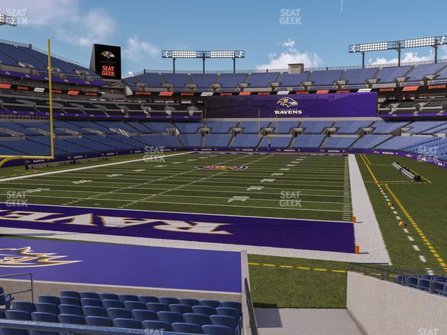 Seating view for M&T Bank Stadium Section 111