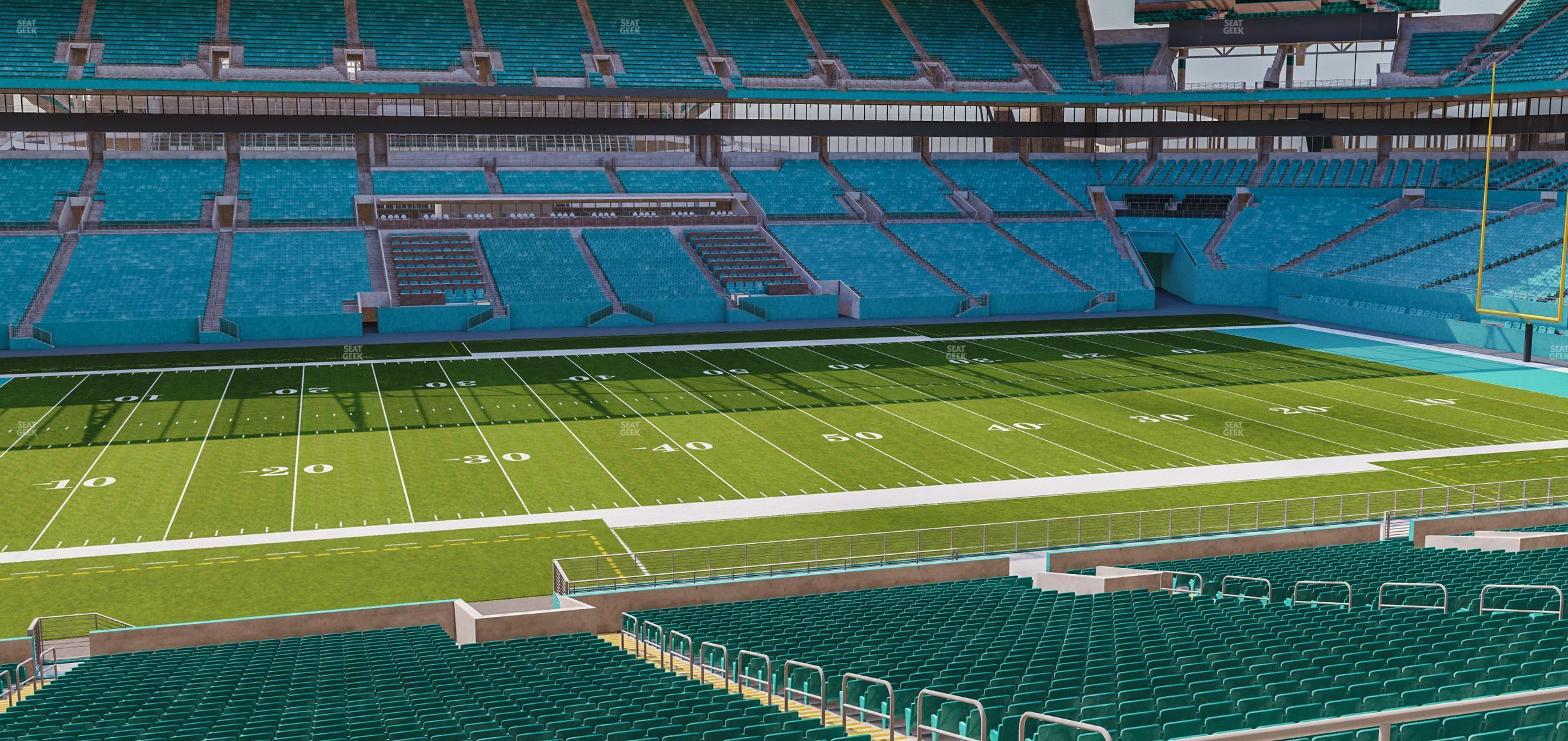 Seating view for Hard Rock Stadium Section 220