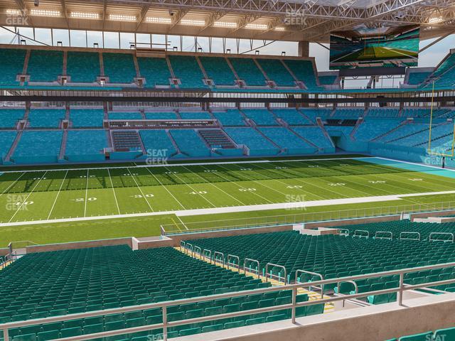 Seating view for Hard Rock Stadium Section 220