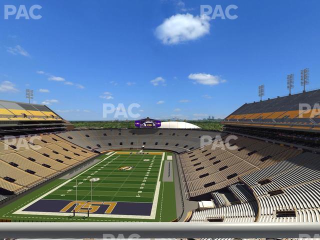 Seating view for Tiger Stadium Section Club 556