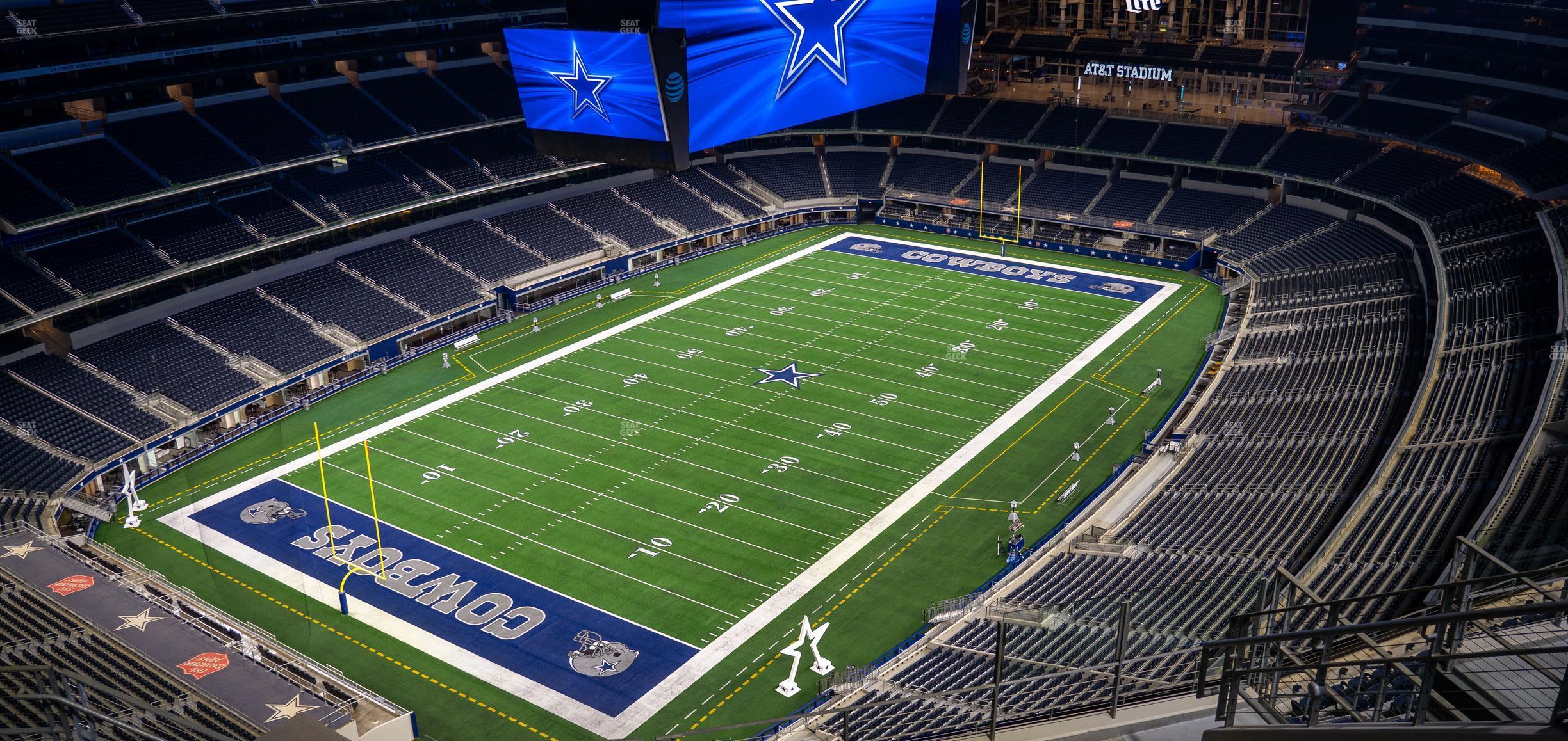 Seating view for AT&T Stadium Section 451