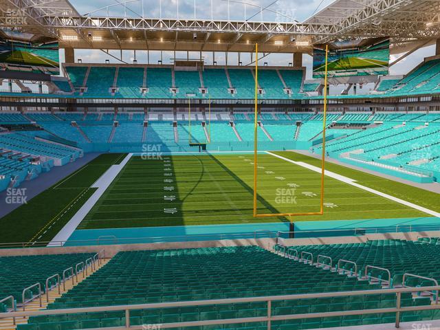 Seating view for Hard Rock Stadium Section 233