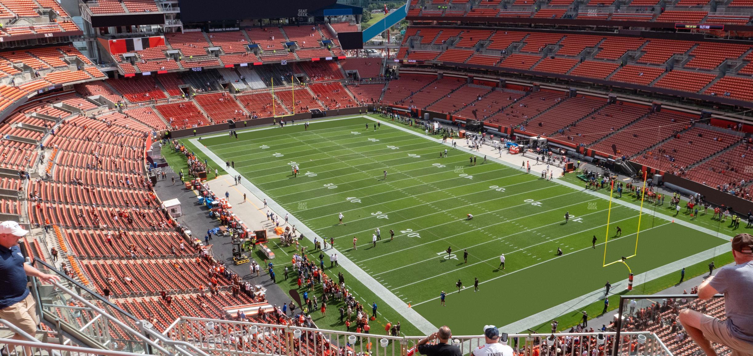 Seating view for Huntington Bank Field Section 542