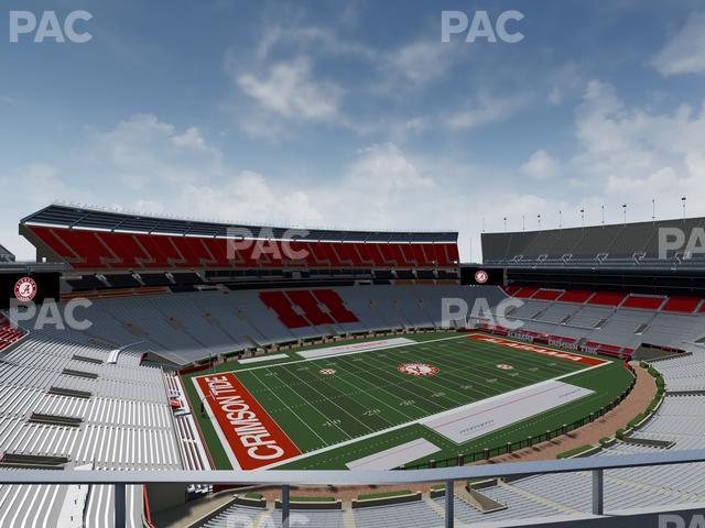 Seating view for Bryant Denny Stadium Section U 4 Cc