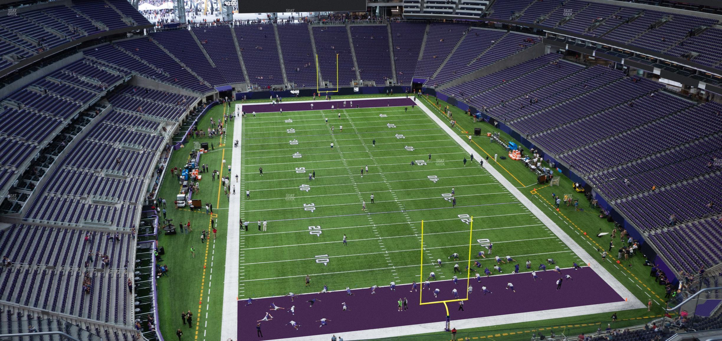 Seating view for U.S. Bank Stadium Section 328