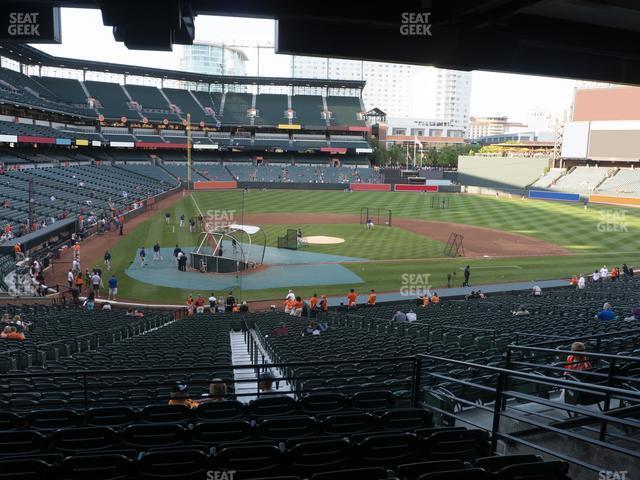 Seating view for Oriole Park at Camden Yards Section 29