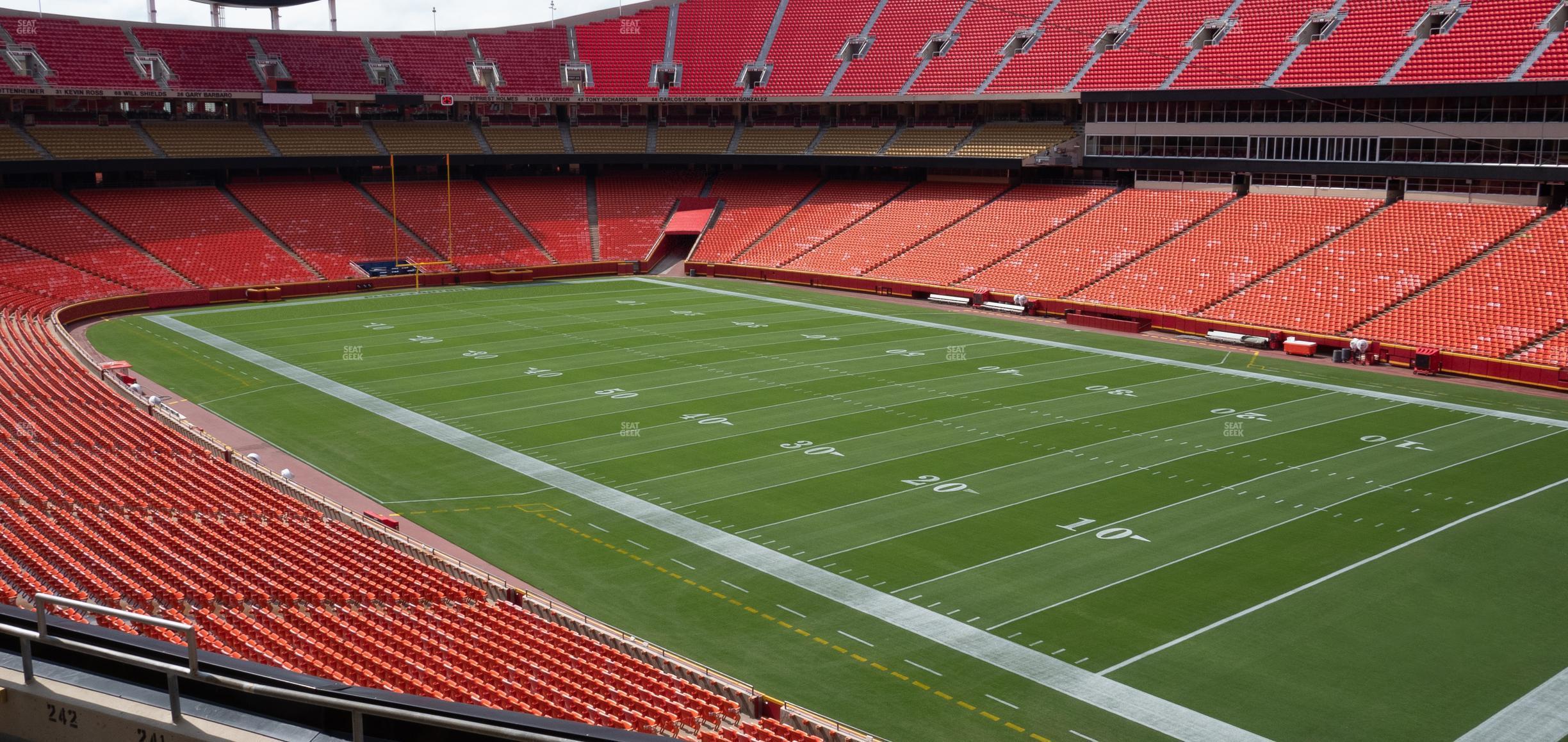 Seating view for GEHA Field at Arrowhead Stadium Section 241