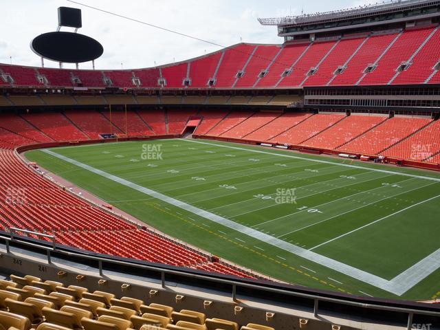 Seating view for GEHA Field at Arrowhead Stadium Section 241