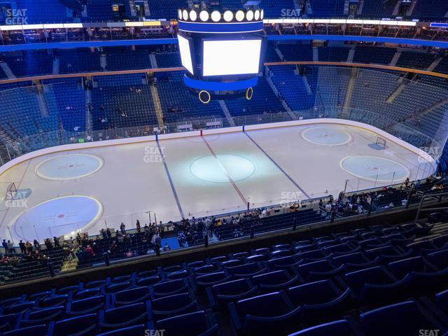 Seating view for KeyBank Center Section 307