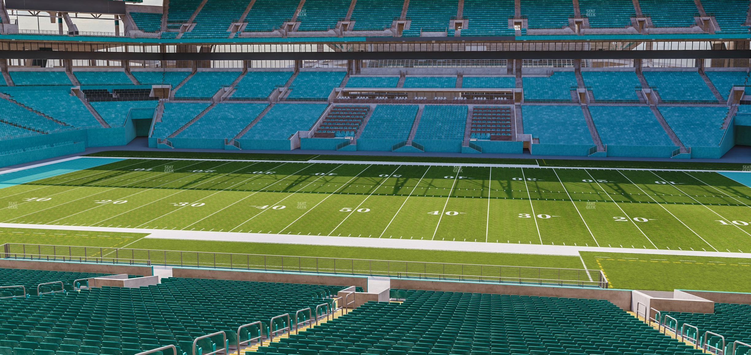 Seating view for Hard Rock Stadium Section 217