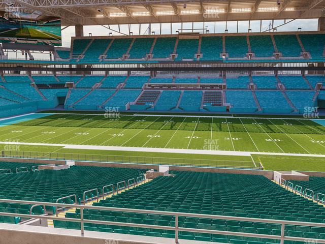 Seating view for Hard Rock Stadium Section 217