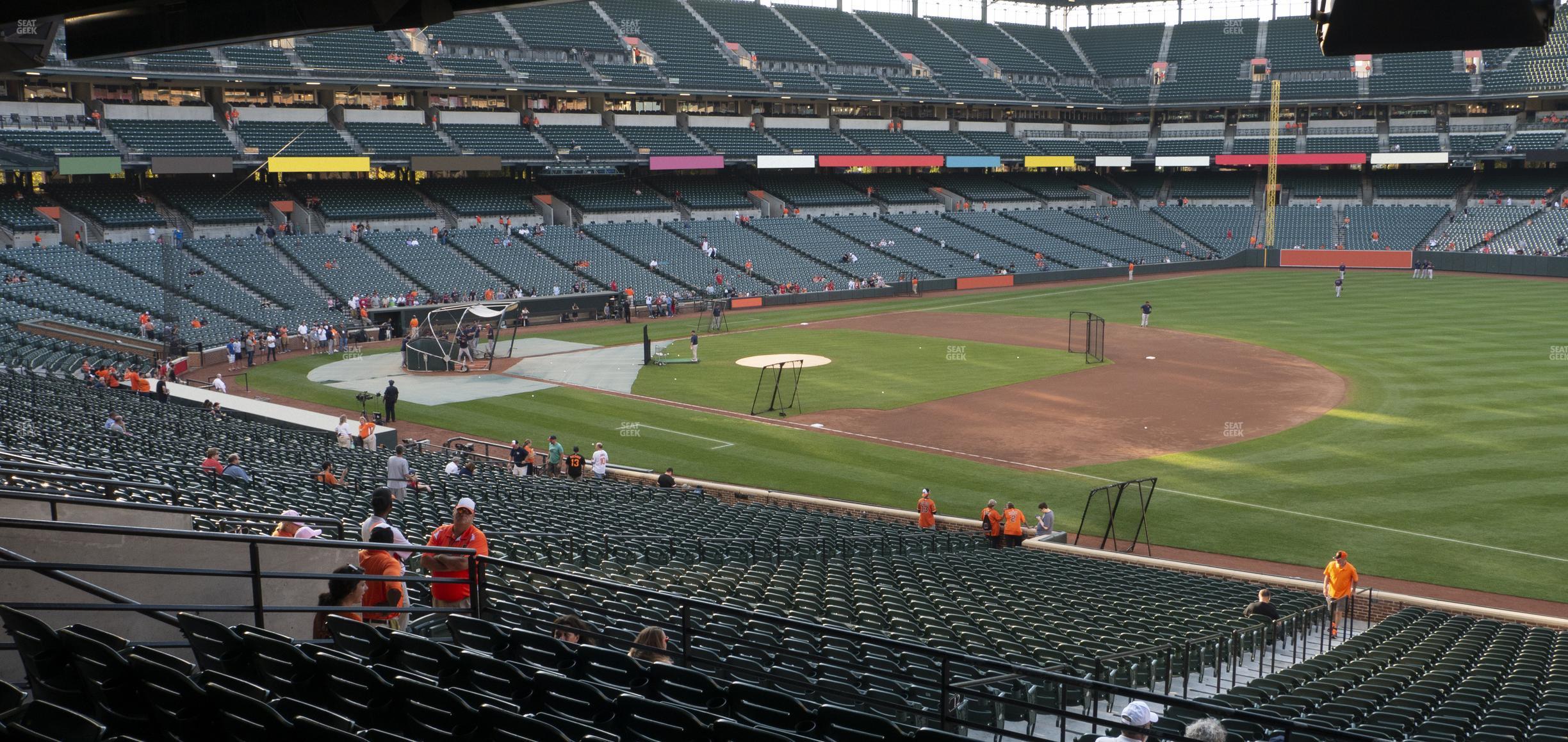 Seating view for Oriole Park at Camden Yards Section 13