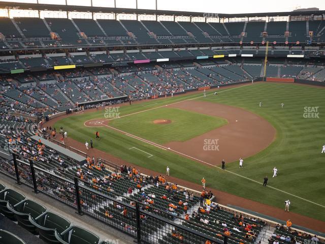 Seating view for Oriole Park at Camden Yards Section 312