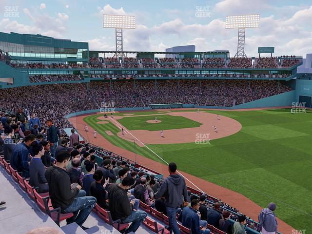 Seating view for Fenway Park Section Right Field Roof Box Sro