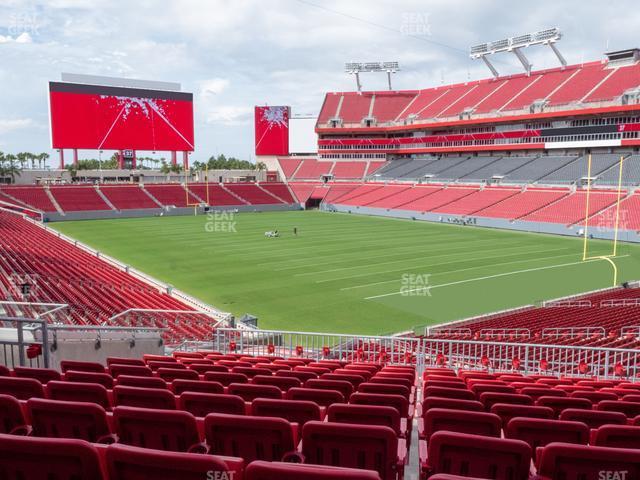 Seating view for Raymond James Stadium Section 244