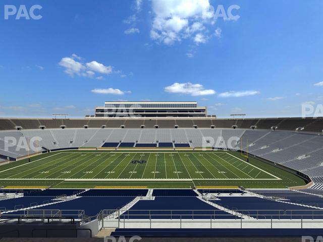 Seating view for Notre Dame Stadium Section 1842 Box 2