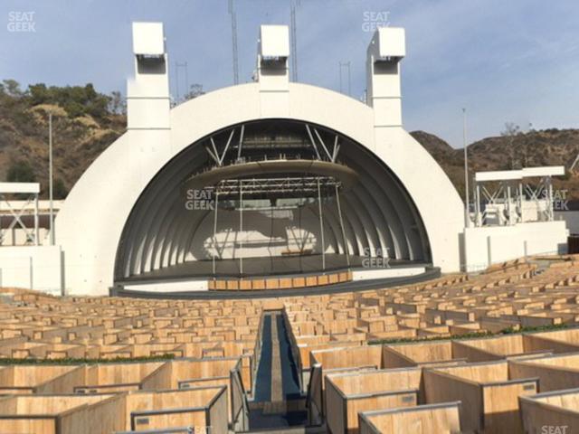 Seating view for Hollywood Bowl Section Terrace 4