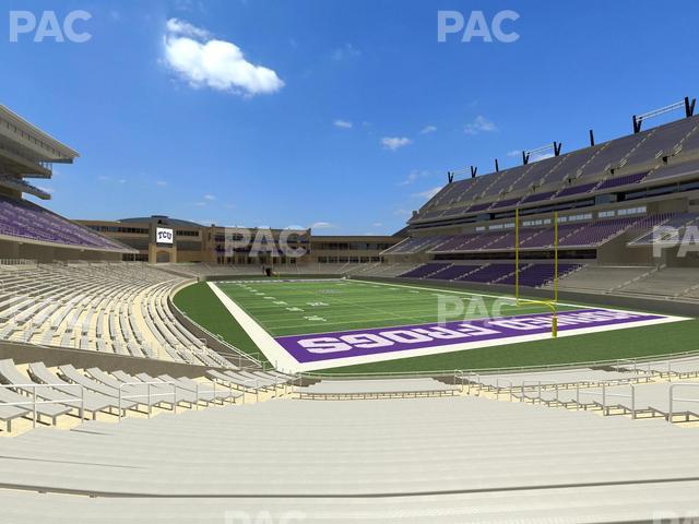 Seating view for Amon G. Carter Stadium Section 118