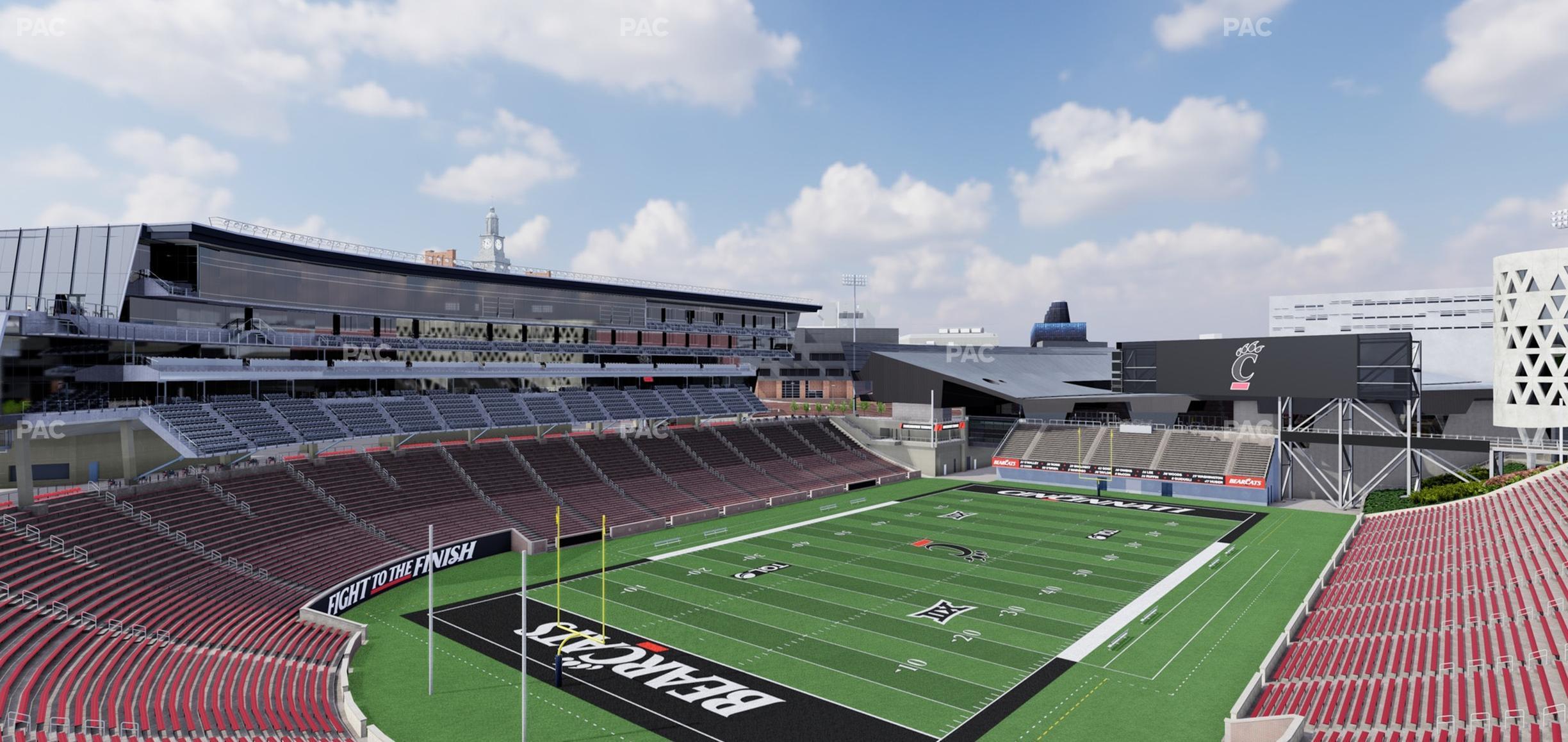 Seating view for Nippert Stadium Section 215 Visitor Section