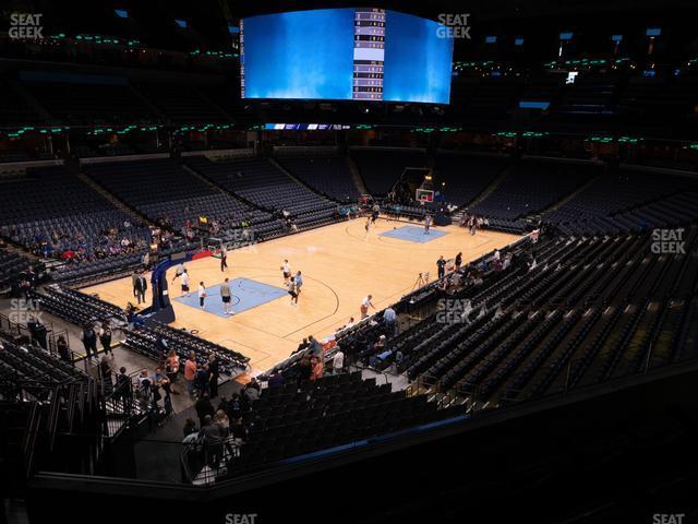 Seating view for FedExForum Section 103 A