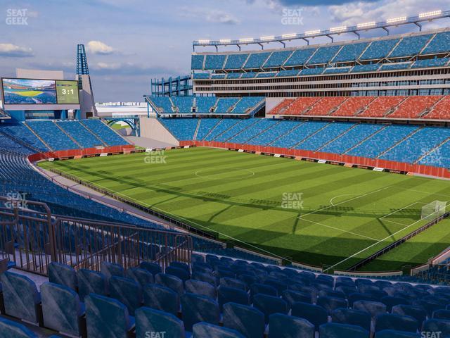 Seating view for Gillette Stadium Section 226