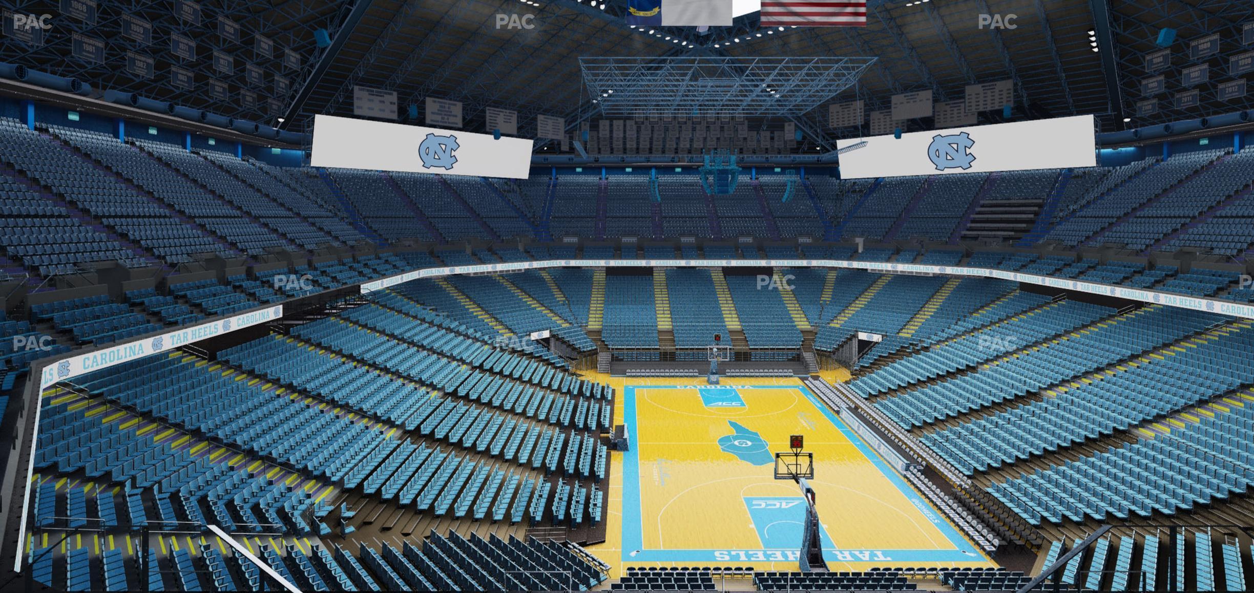 Seating view for Dean Smith Center Section 233