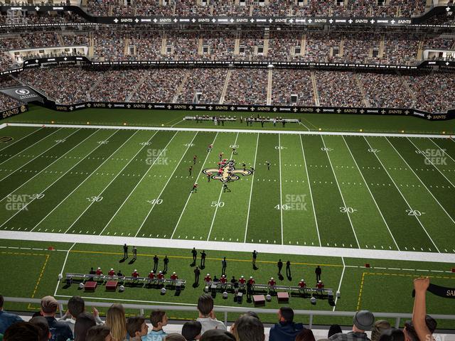 Seating view for Caesars Superdome Section 515