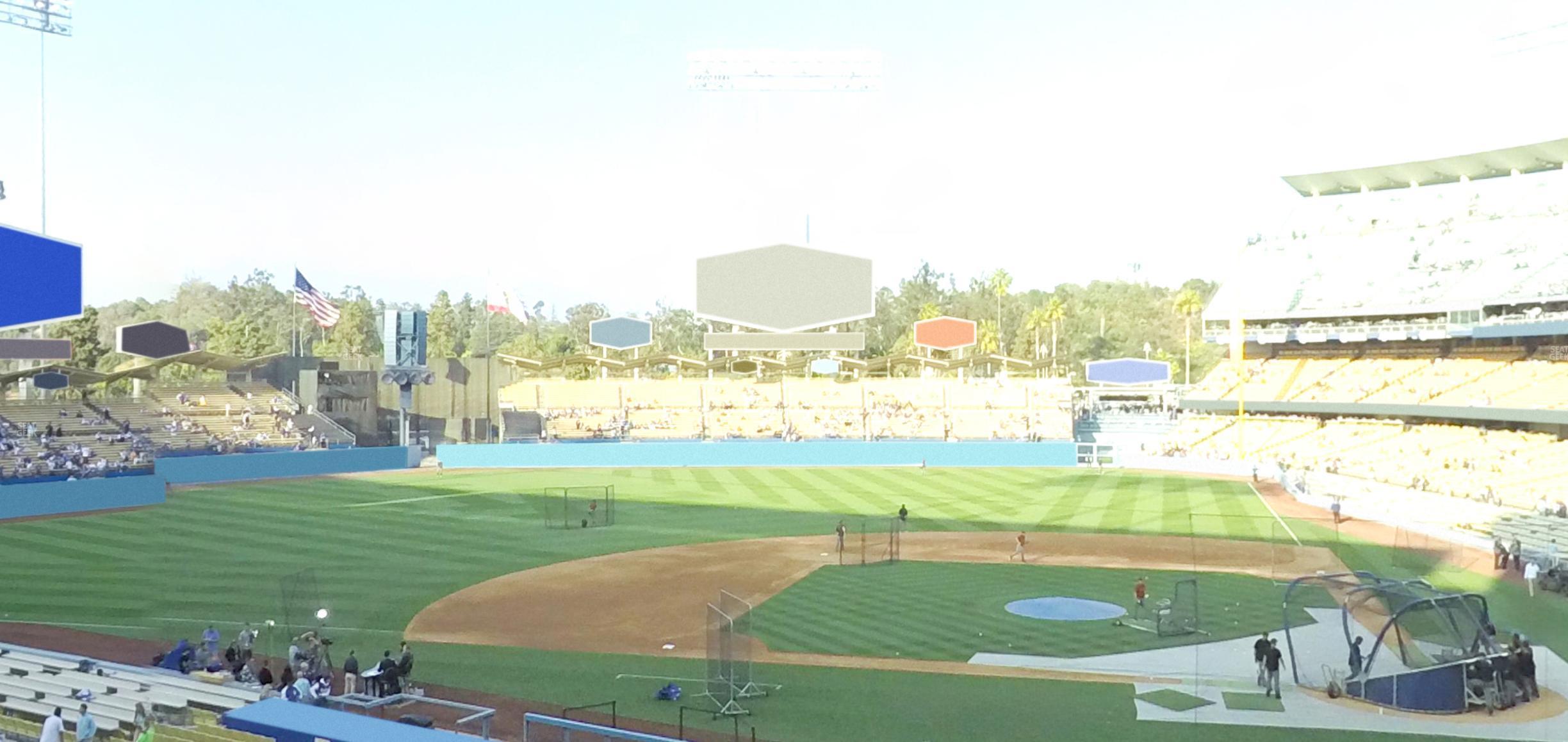 Seating view for Dodger Stadium Section 123 Lg