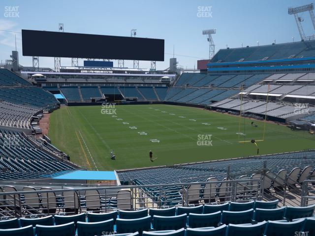 Seating view for EverBank Stadium Section 226