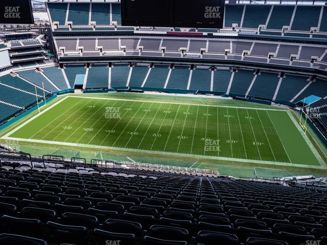 Seating view for Lincoln Financial Field Section 202