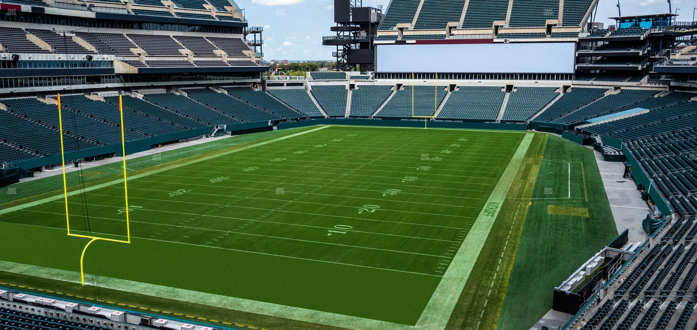 Seating view for Lincoln Financial Field Section M 14