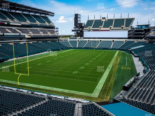 Seating view for Lincoln Financial Field Section M 14