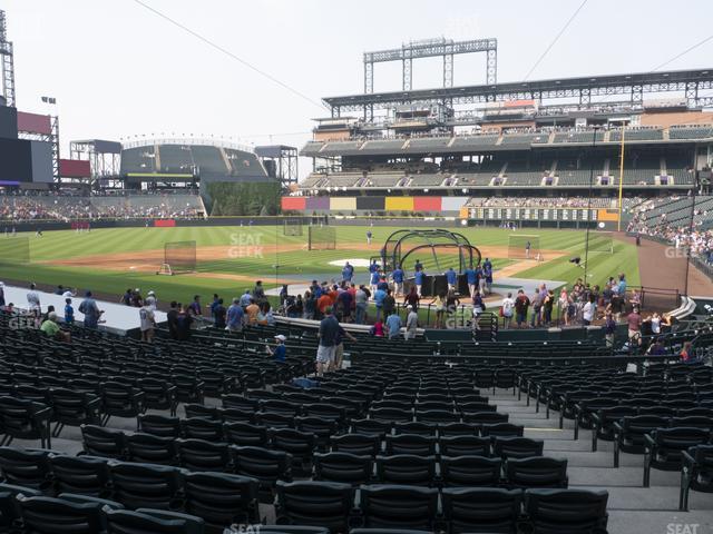 Seating view for Coors Field Section 133