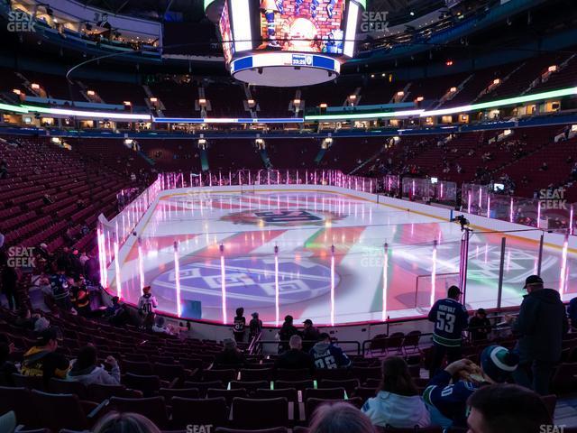 Seating view for Rogers Arena Section 101