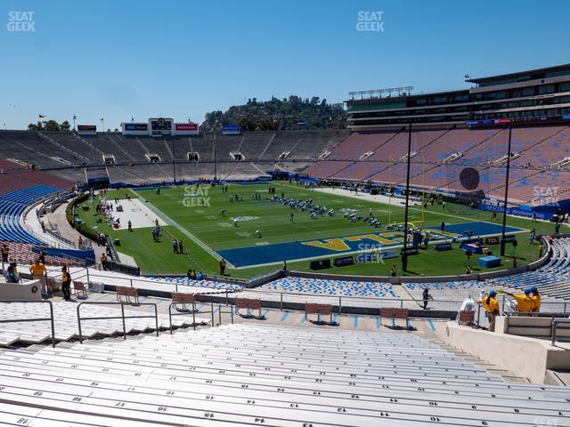 Seating view for Rose Bowl Stadium Section Upper 10