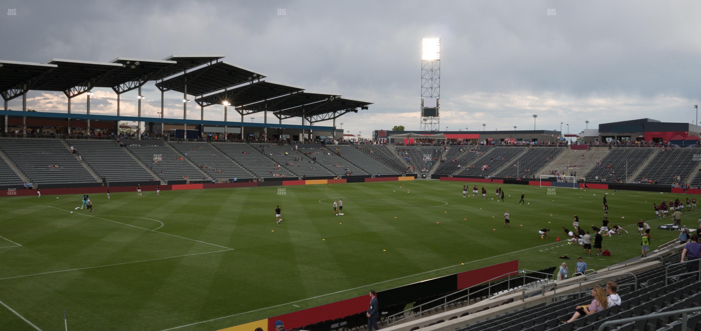 Seating view for Dick's Sporting Goods Park Section 134