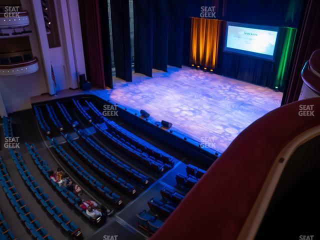 Seating view for Belk Theater at Blumenthal Performing Arts Center Section Mezzanine Box Right 2