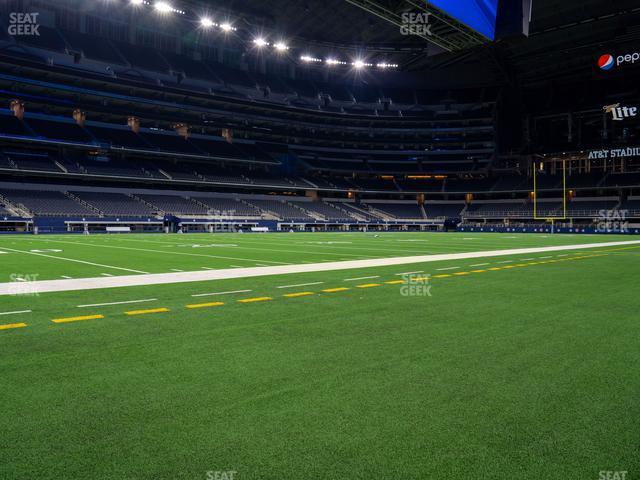 Seating view for AT&T Stadium Section Event Level Suite 4